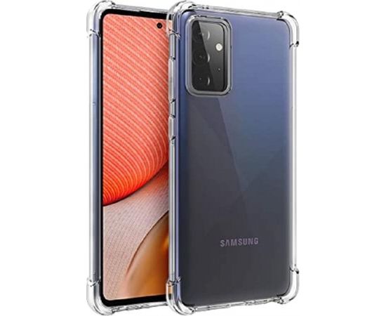 Evelatus  Galaxy A72 Military Shockproof TPU Case Transparent