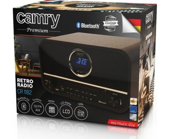 Camry retro Radio CR1182 DAB+ USB BT