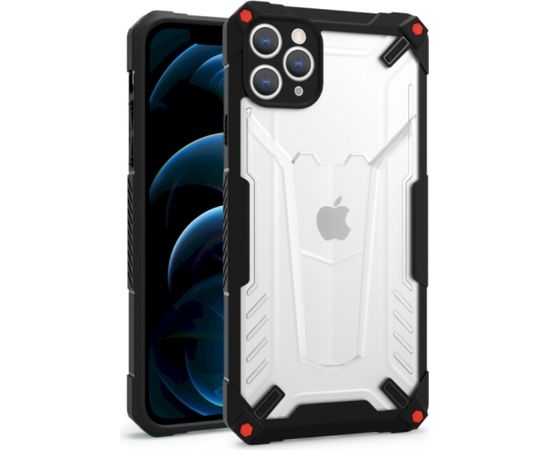 Fusion hybrid protect case silikona aizsargapvalks Apple iPhone 13 Mini melns