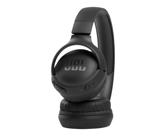 JBL T510 BT Black on-ear austiņas ar Bluetooth, melnas