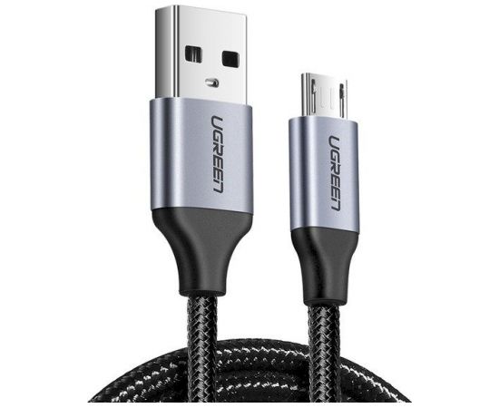 Кабель UGREEN Micro USB / QC 3.0 / 2.4A / 1м черный