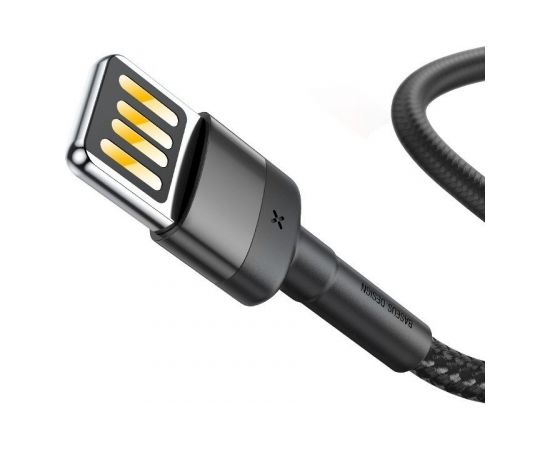 Baseus CALKLF-HG1 divpusējs USB Lightning kabelis 1.5A / 2m melns