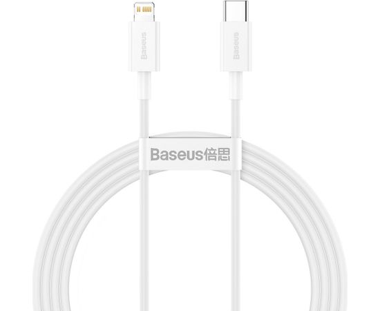 Baseus Superior vads USB Type C - Lightning 20 W 1,5 m balts (CATLYS-B02)