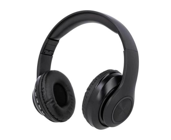 Setty Bluetooth headphones with radio / Bezvadu Austiņas ar Radio / Bluetooth 5.0 / Melnas