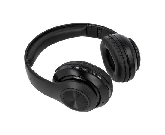 Setty Bluetooth headphones with radio / Bezvadu Austiņas ar Radio / Bluetooth 5.0 / Melnas