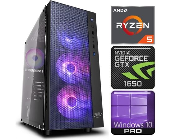 INTOP Ryzen 5 5600X 32GB 480SSD M.2 NVME GTX1650 4GB WIN10Pro