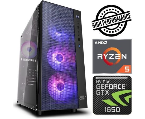 INTOP Ryzen 5 5600X 16GB 240SSD M.2 NVME+2TB GTX1650 4GB no-OS