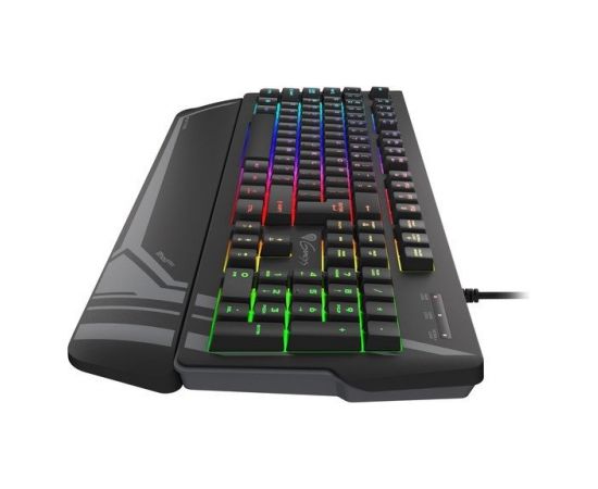 Genesis Rhod 350 RGB Gaming keyboard, RGB LED light, US, Black, Wired