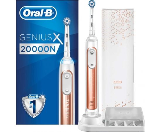 Oral-B Toothbrush Genius X Rosegold + R ET elektriskā zobu birste