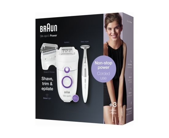 Braun SE5825P Silk-epil White Epilators