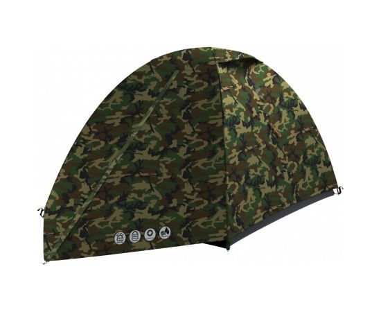 Husky Outdoor Bizam 2 army green kempingu telts