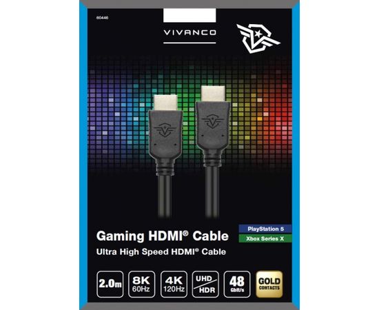 Vivanco cable Gaming HDMI - HDMI 2.1 2m (60446)