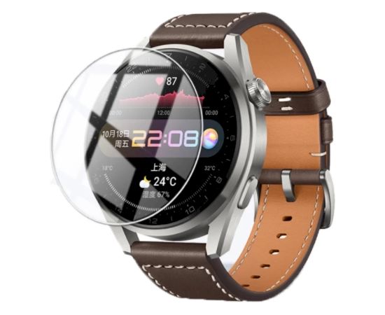 Fusion Nano 9H aizsargstikls pilnam ekrānam Huawei Watch 3