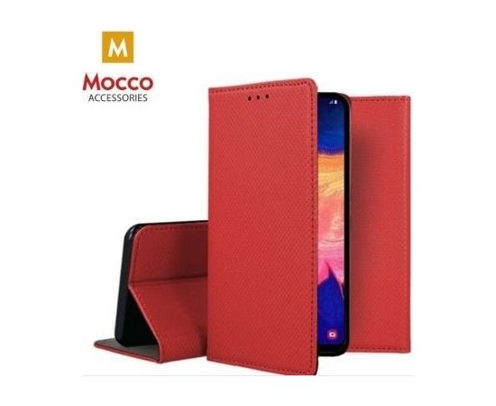 Mocco Smart Magnet Case Чехол Книжка для телефона Samsung Galaxy S22 Ultra 5G Kрасный