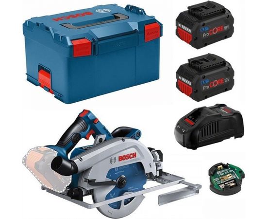 Bosch GKS 18V-68 GC, 2x5.5Ah ProCORE18V, GAL 1880 CV Ripzāģis