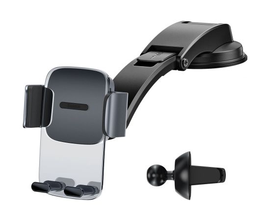 Baseus Easy Control Clamp car holder for grille / dashboard (black)