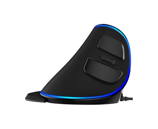 Wired Vertical Mouse Delux M618PU 7200DPI Blue