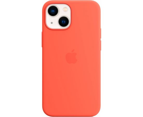 Apple iPhone 13 mini Silicone Case with MagSafe - Nectarine,Model A2705