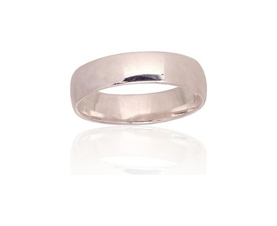 Серебряное обручальное кольцо #2101775, Серебро	925°, Размер: 16.5, 3.3 гр.