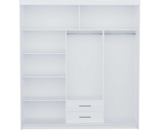 Top E Shop Topeshop FARO235 BIEL L KPL bedroom wardrobe/closet 5 shelves 3 door(s) White