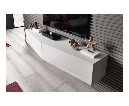 Cama Meble Cama Living room cabinet set VIGO SLANT 7 white/white gloss