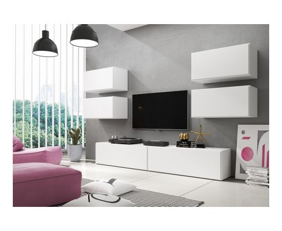 Cama Meble Cama living room furniture set ROCO 2 (2xRO1 + 4xRO3) white/white/white