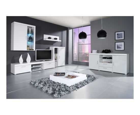 Cama Meble Cama living room storage set SAMBA C white/white gloss