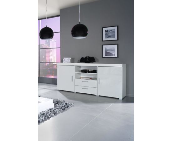 Cama Meble Cama living room storage set SAMBA C white/white gloss