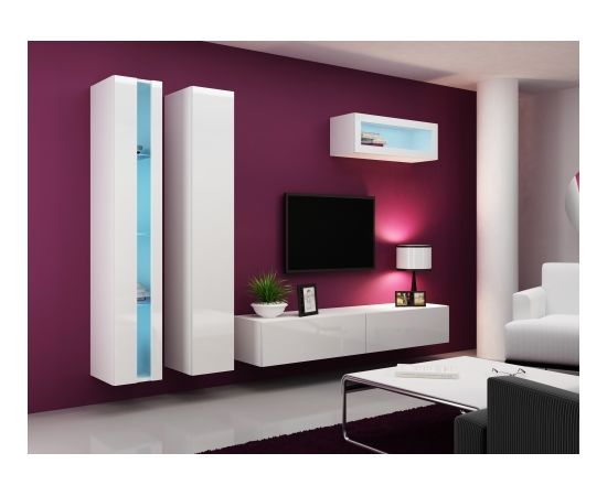 Cama Meble Cama Living room cabinet set VIGO NEW 2 white/white gloss