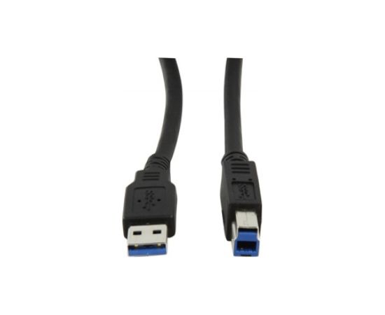 Goobay Kabelis USB3.0 AM - BM kontaktdakšiņa 3m melns