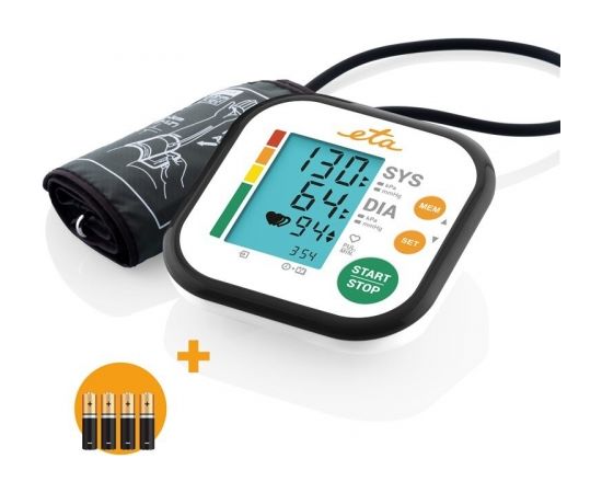 ETA Upper Arm Blood Pressure Monitor ETA229790000 Memory function, Number of users 2 user(s)