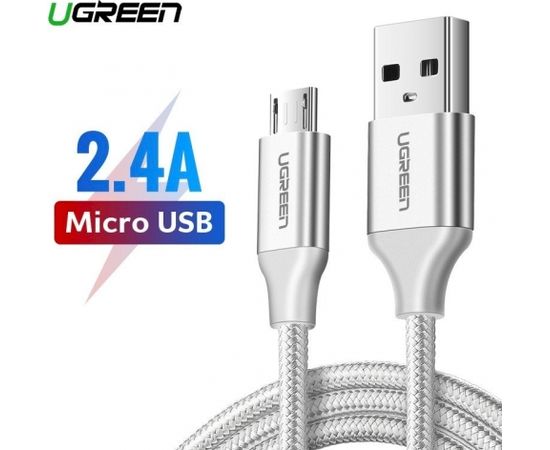 UGREEN micro USB Cable QC 3.0 2.4A 2m (White)