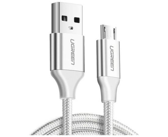 UGREEN micro USB Cable QC 3.0 2.4A 1.5m (White)