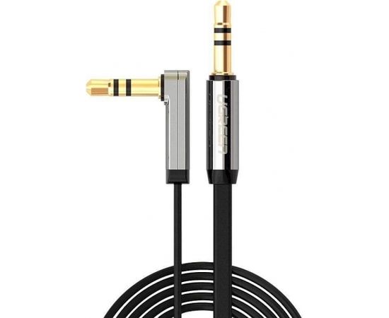 UGREEN mini jack 3,5mm AUX flat elbow cable 3m (black)