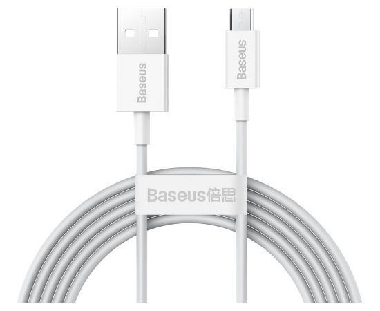 Baseus Superior Series Cable USB to micro USB, 2A, 2m (white)