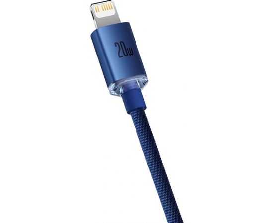 Baseus Crystal cable USB-C to Lightning, 20W, 1.2m (blue)