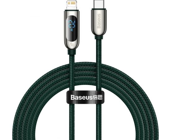 USB-C cable for Lightning Baseus Display, PD, 20W, 2m (green)