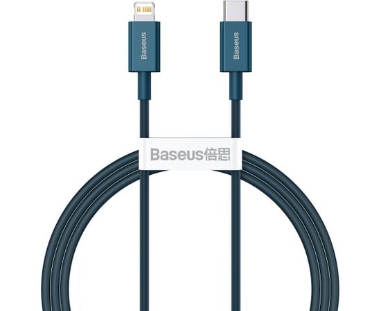 Baseus Superior Series Cable USB-C to iP, 20W, PD, 1m (blue)