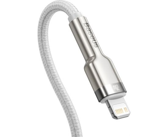 USB-C cable for Lightning Baseus Cafule, PD, 20W, 2m (white)