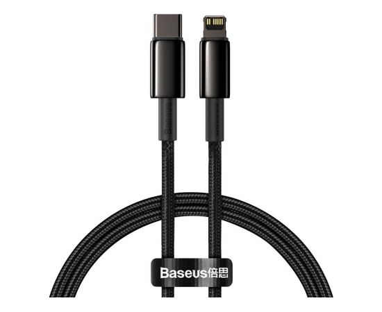 Baseus Tungsten Gold Cable Type-C to iP PD 20W 2m (black)