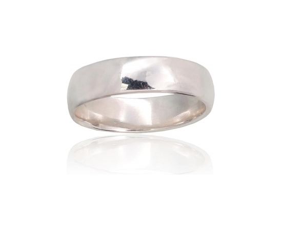 Серебряное обручальное кольцо #2101777, Серебро	925°, Размер: 21, 3.8 гр.