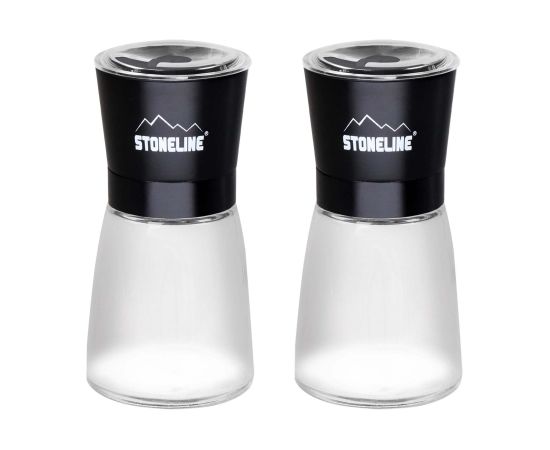 Stoneline Salt and pepper mill set 21653 Housing material Glass/Stainless steel/Ceramic/PS, Black