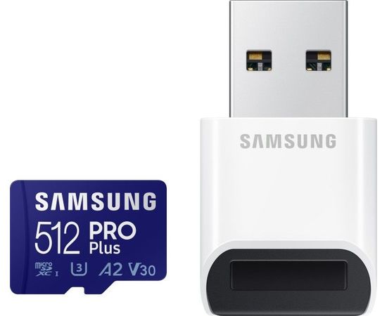 MEMORY MICRO SDXC PRO+ 512GB/W/ADAPT. MB-MD512KB/WW SAMSUNG