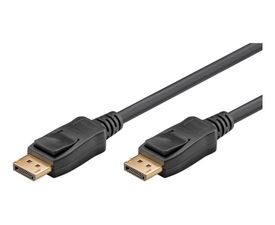 Goobay DisplayPort connector cable 2.0 58534 Black, DP to DP, 2 m