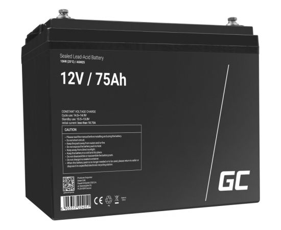 Green Cell AGM25 UPS battery Sealed Lead Acid (VRLA) 12 V 75 Ah