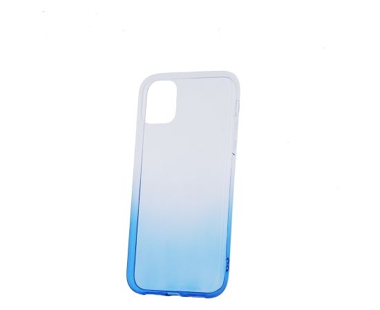 Fusion Gradient case силиконовый чехол для Samsung A125 / M127 Galaxy A12 / M12 прозрачно - синий