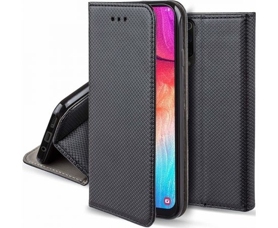 Fusion Magnet Case grāmatveida maks telefonam Samsung A536 Galaxy A53 5G melns