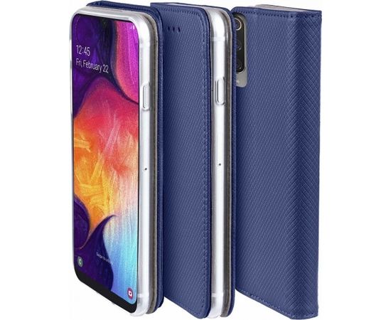 Fusion magnet case grāmatveida maks Xiaomi Redmi Note 10 / Redmi Note 10S zils