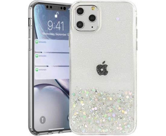 Fusion glue glitter силиконовый чехол для Apple iPhone 13 Pro прозрачный