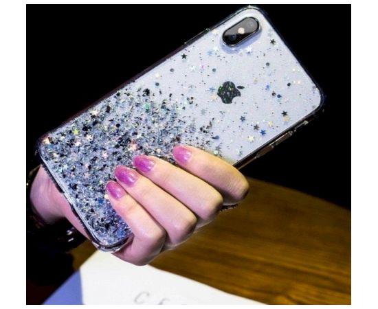 Fusion glue glitter силиконовый чехол для Apple iPhone 13 Pro прозрачный